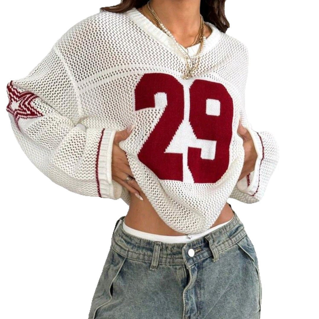 Women's Knitted Striped Jersey