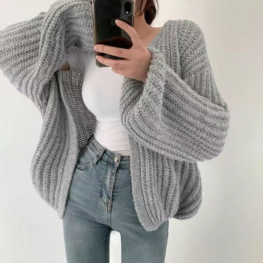 aaura™ - Oversized Cardigan Sweater